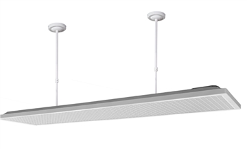 全塑白色格柵LED教室燈