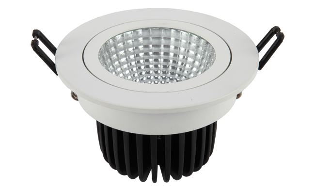 LED 9W COB 嵌燈可調開孔105mm 黃光白光中性光